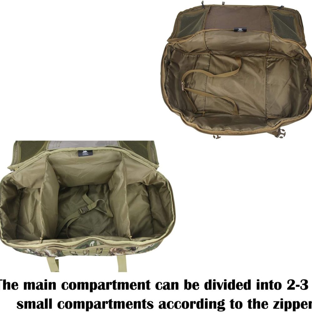 Travel Duffel Bag for Weekend Overnight Bag Waterproof Small Large for Men Women 30L 45L 85L Coyote - Image 5